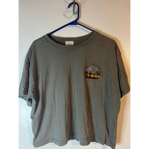 Women's Urban Nation T-shirt XL Green Desert Graphic Tee